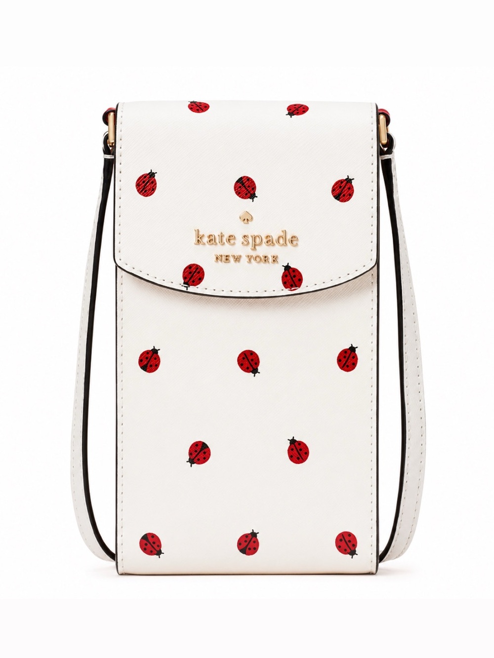 Kate Spade Staci Dottie the Ladybug North South Phone Crossbody Bag